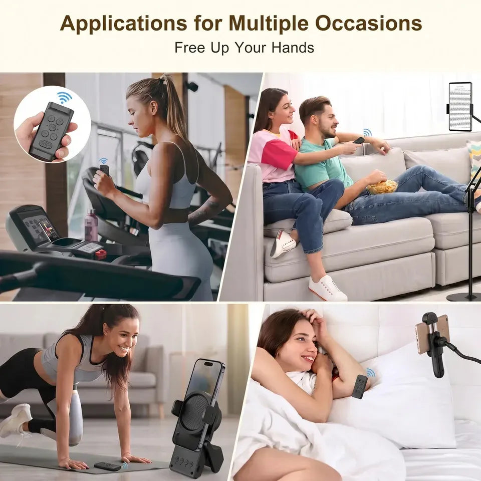 Télécommande sans fil + support pliable 2-en-1'