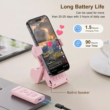 Télécommande sans fil + support pliable 2-en-1'