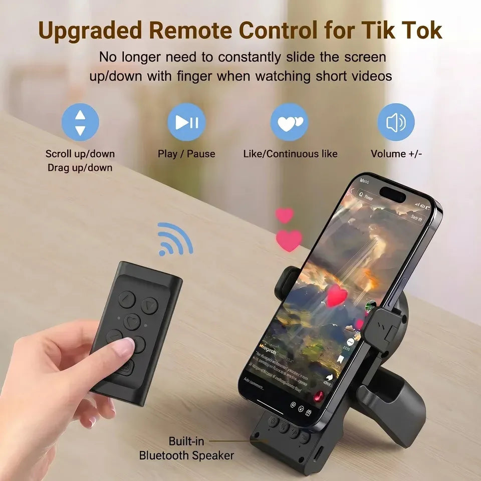 Télécommande sans fil + support pliable 2-en-1'